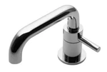 Waterworks Flyte Low Profile One Hole Deck Mounted Lavatory Faucet Dark Nickel. Fixed Price $900.00.