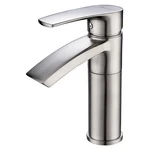 Eisen Home Ariana 7" Single Hole Bathroom Sink Vanity Faucet, Brushed Nickel. Fixed Price $29.95.