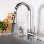 Brushed Nickel Kitchen Faucet Sink Mixer Pull Down Sprayer Single Handle. Fixed Price $15.59.