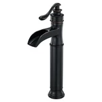 Bwe Bronze Vessel Sink Faucet Waterfall Single Handle Bathroom One Hole. Fixed Price $77.55.