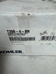 Kohler Devonshire T398-4-BN Dm Bath Faucet Trim/lvr Vibrant Brushed Nickel*open. Fixed Price $320.79.