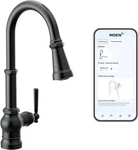 Moen S75003EV2BL Paterson Smart Faucet Touchless Pull-down Sprayer Matte Black. Fixed Price $1390.00.