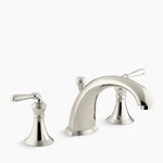 Kohler K-T387-4-SN Devonshire Deck Mount Bath Faucet In Vibrant Polished Nickel. Fixed Price $120.00.