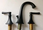 American Standard 7722801.243 Estate Widespread Bathroom Faucet, Matte Black. Fixed Price $199.97.