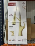 Pfister Ladera Culinary Pull Down Spray Kitchen Faucet W/ Soap Dispenser Gold. Fixed Price $114.99.