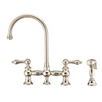 Whitehaus WHKBTLV3-9101-NT Vintage Iii Plus 1.5 Gpm Widespread Nickel. Fixed Price $784.00.