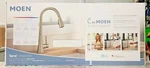 By Moen 87836EVSRS Sarai Smart Home Stainless Kitchen Sink Water Faucet New. Fixed Price $208.34.