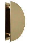Half-round Pull Handle, Double-sided Heavy-duty Aluminum, Gold Commercial-grade. Fixed Price $55.25.