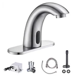 Aquaterior Bathroom Touchless Faucet For Sink Basin Brushed AQT0007. Fixed Price $99.90.
