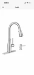 Moen Stableton 87161SRS Single Handle Pulldown Kitchen Faucet Soap Dispenser. Fixed Price $189.00.
