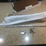 California Faucets Deluxe Angle Stop Kit Toilet CF-9804-AX-SN Satin Nickel. Fixed Price $99.95.
