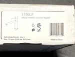 Delta Trinsic Chrome Single Handle High-arc Kitchen Faucet 1159LF. Fixed Price $120.00.