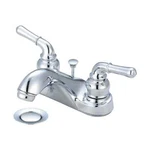 Faucet Lavatory Olympia L-7240 Chrome Two-handle Centerset With Pop-up Drain. Fixed Price $38.33.