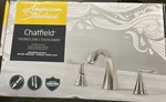 American Standard Chatfield 8 In. Widespread 2-HANDLE Bathroom Faucet Brushed. Fixed Price $96.00.