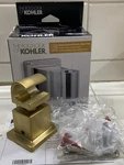 Kohler 98348-2MB Wallmount Bracket Adjustable Awaken Brushed Moderne Brass. Fixed Price $45.00.