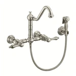 Vintage Iii Plus WHKWLV39402NTBN Wall Mount Faucet Brushed. Fixed Price $409.50.