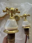 Kohler K-108-3-PB+K-274-WS Whistling Straits Antique Sink Faucet Artist Edition. Fixed Price $1500.00.