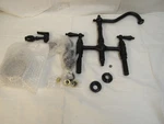 Kingston Heritage Collection Kitchen Faucet Solid Brass KS1270ALBS Black Finish. Fixed Price $143.89.