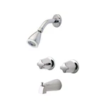 Pfister LG03-6110 Series Two Handle Tub Shower Chrome LG036110. Fixed Price $219.49.