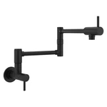 Pfister Lita Pot Filler Kitchen Faucet, 2-HANDLE, Wall Mounted, GT533PFB. Fixed Price $353.32.