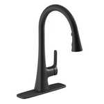 New Kohler R33912-BL Guild Pull-down Kitchen Sink Faucet Matte Black. Fixed Price $80.91.