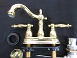 Kingston Brass KB197.AL Heritage 1.2 Gpm Widespread Bathroom -. Fixed Price $75.00.