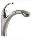 New Rare Kohler Forte 10433-BN Pullout Spray Kitchen Faucet Brushed Nickel. Fixed Price $450.00.