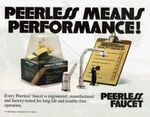 1990 Vintage Print Ad Peerless Faucet Means Performance! Masco Indiana. Fixed Price $9.95.