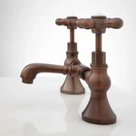 Signature Hardware Bridge Lavatory Faucet With Mushroom Type Overflow Drain- Orb. Fixed Price $80.00.