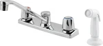 Pfirst Series Kitchen Faucet 2-HANDLE Chrome With Sprayer, G1354000. Fixed Price $104.99.