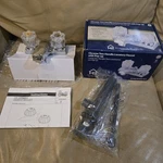 Homewerks Lavatory Faucet Two Handle With Pop Up Washer-less, 1/4 Turn Valve. Fixed Price $14.99.