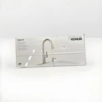 $132 Kohler Easmor R30573-SD-VS Pull Down Kitchen Faucet With Soap Dispenser. Fixed Price $80.00.