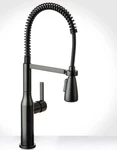 Miseno Galleria Pre-rinse Kitchen Faucet W/ Multi-flow Spray Head MNO500DFB. Fixed Price $67.42.