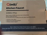 Gimili Pull-down Kitchen Faucet Premium Brass, Dual Spray Modes, Modern Design. Fixed Price $59.97.