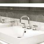 Modern Bathroom Symmons Faucet SLW-3512-0.5 Dia Widespread Lavatory. Fixed Price $169.00.