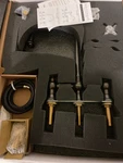 Kingston Vintage Iii Plus Bridge Faucet W/ Swivel Spout, Cross Handles & Side. Fixed Price $665.99.