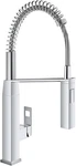 Grohe 31401000 Eurocube Single Handle, Pull-down Semipro, Starlight Chrome. Fixed Price $700.00.
