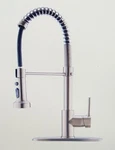 Boyel Living Gooseneck Pull-down Sprayer Kitchen Faucet Brushed Gold BM289NG-1P. Fixed Price $111.65.