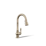Kohler Artifacts Pull-down Kitchen Sink Faucet With Three-function Sprayhead. Fixed Price $792.51.