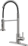 Atpcoltd Kitchen Faucets Pull Down Sprayer Sink Stainless Steel Brushed Nickel. Fixed Price $33.20.