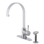 Kingston Brass LS871.DLBS Concord 1.8 Gpm Hole Kitchen Faucet - Chrome. Fixed Price $334.72.