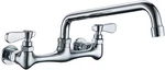 Wall Mount Commercial Kitchen Faucet Sink 8 Center Tap 12 Swivel Spout. Fixed Price $42.00.