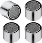 4 Pcs Bathroom Sink Filter Kitchen Faucet Aerator With Brass Shell Silver. Fixed Price $10.89.