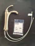Kohler Forte Single Handle Mid-arc Bathroom Faucet Vibrant Brushed Nickel. Fixed Price $250.00.