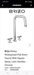 Brizo 62507LF-PCLHP-L Kintsu 1.8 Gpm Pull Down Kitchen Faucet Chrome Read. Fixed Price $250.00.