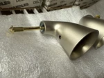 Delta H64NP 2 Large Lever Handle Bases Only, Nickel & Brass. Fixed Price $49.99.