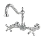 Kingston Brass KS124.AX Heritage 1.8 Gpm Widespread Bridge - Chrome. Fixed Price $233.97.