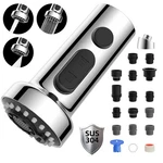 Pull Down Kitchen Faucet Head Replacement 3 Function Spray For Moen Delta... Fixed Price $22.99.