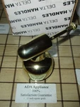 New Delta H72PB Single Pol. Brass Handle For 1300/1400 Series T/s Faucets. Fixed Price $23.95.