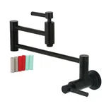 Kingston Brass KS810.DKL Kaiser 3.8 Gpm Wall Mounted Double - Black. Fixed Price $493.97.